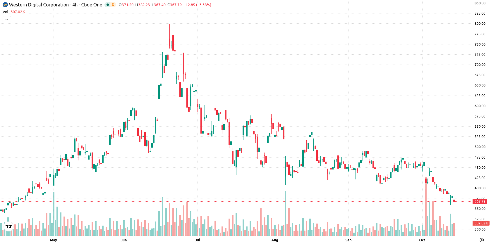 Western Digital Corporation asset chart