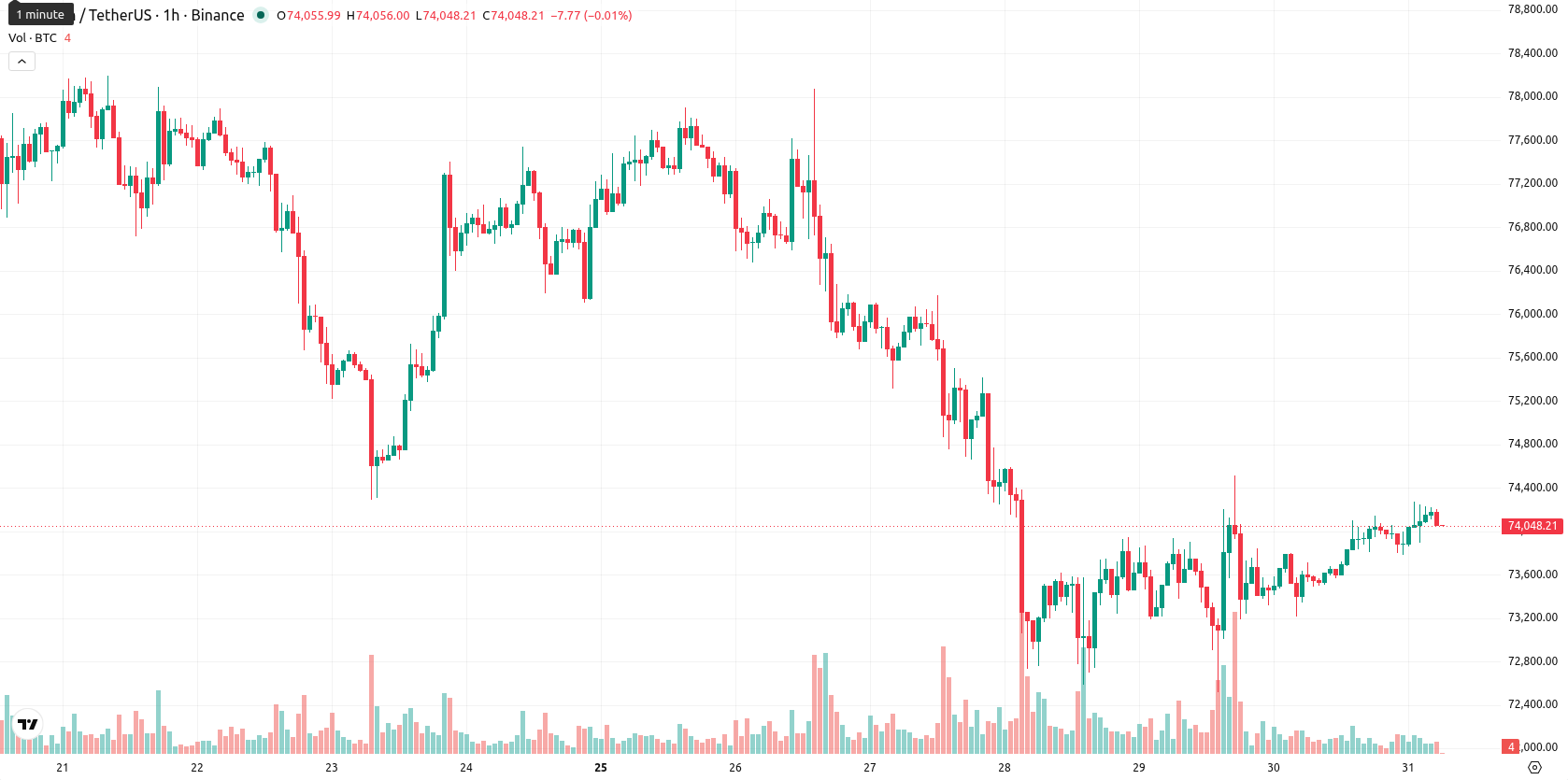Bitcoin asset chart