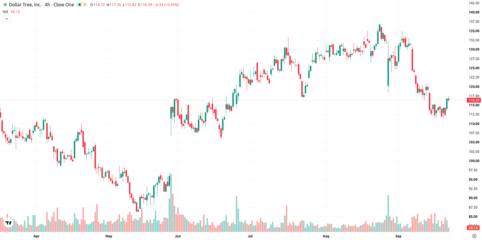 Dollar Tree Inc asset chart