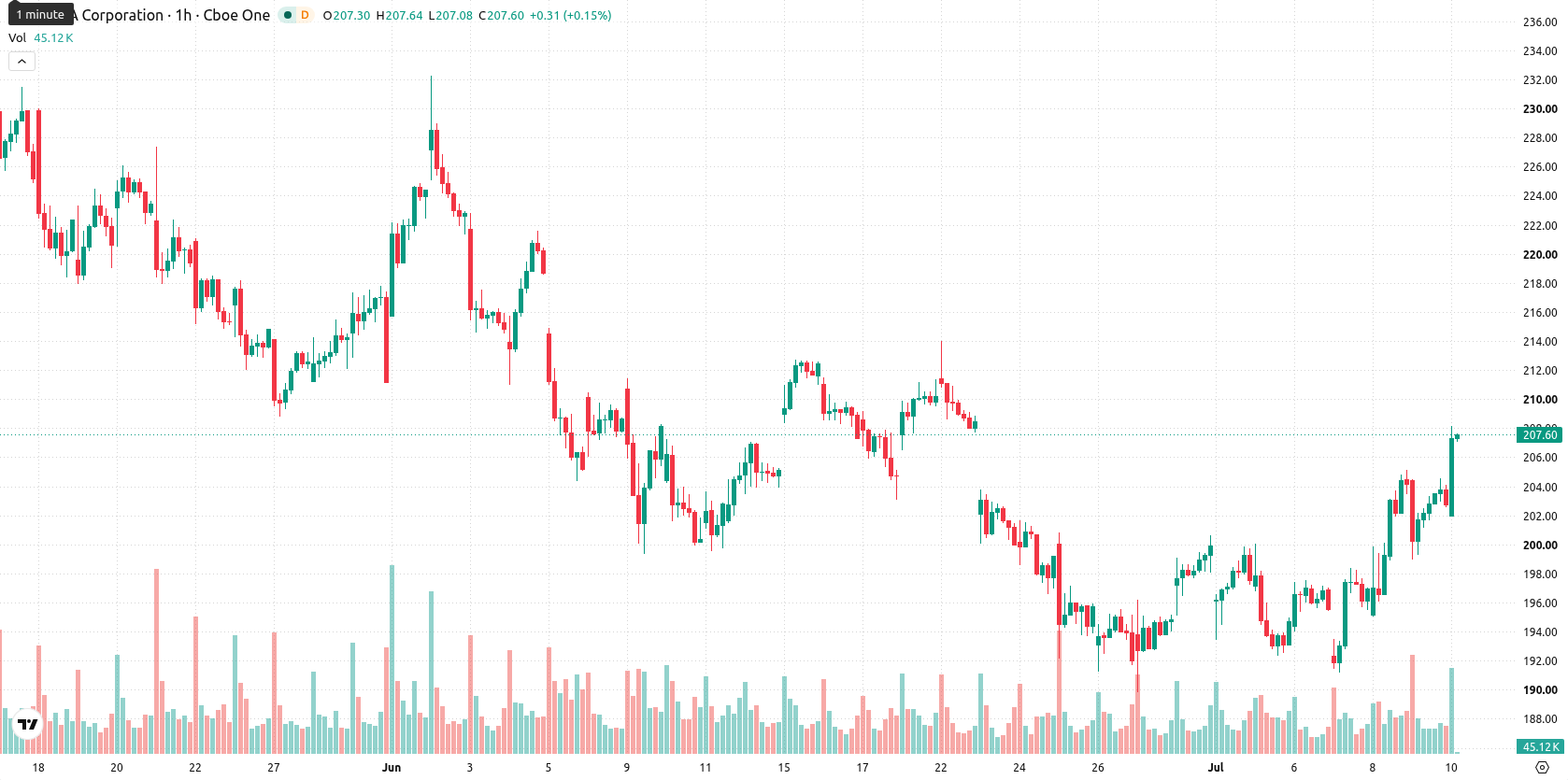 Nvidia Corp asset chart