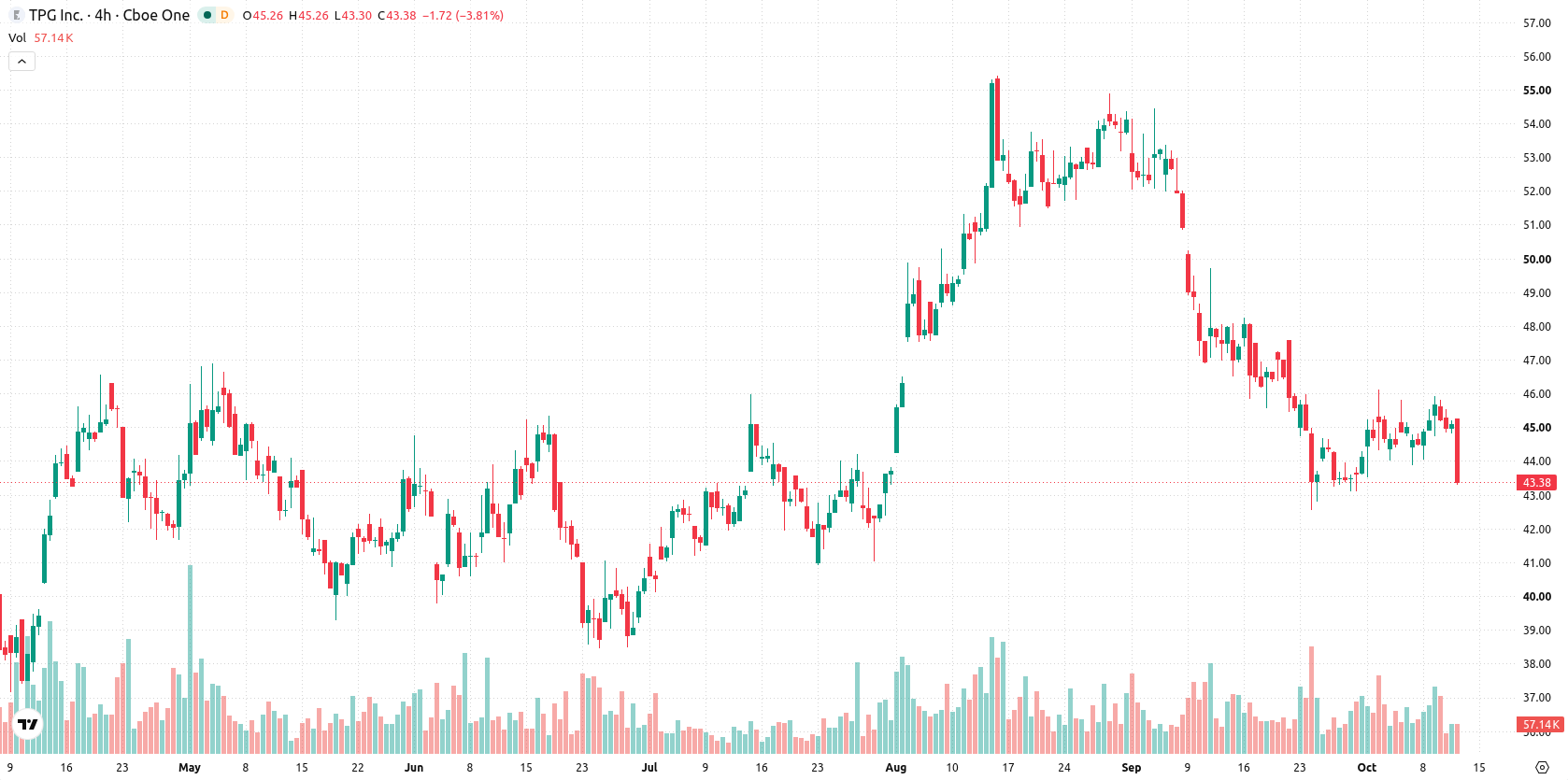 TPG Inc asset chart