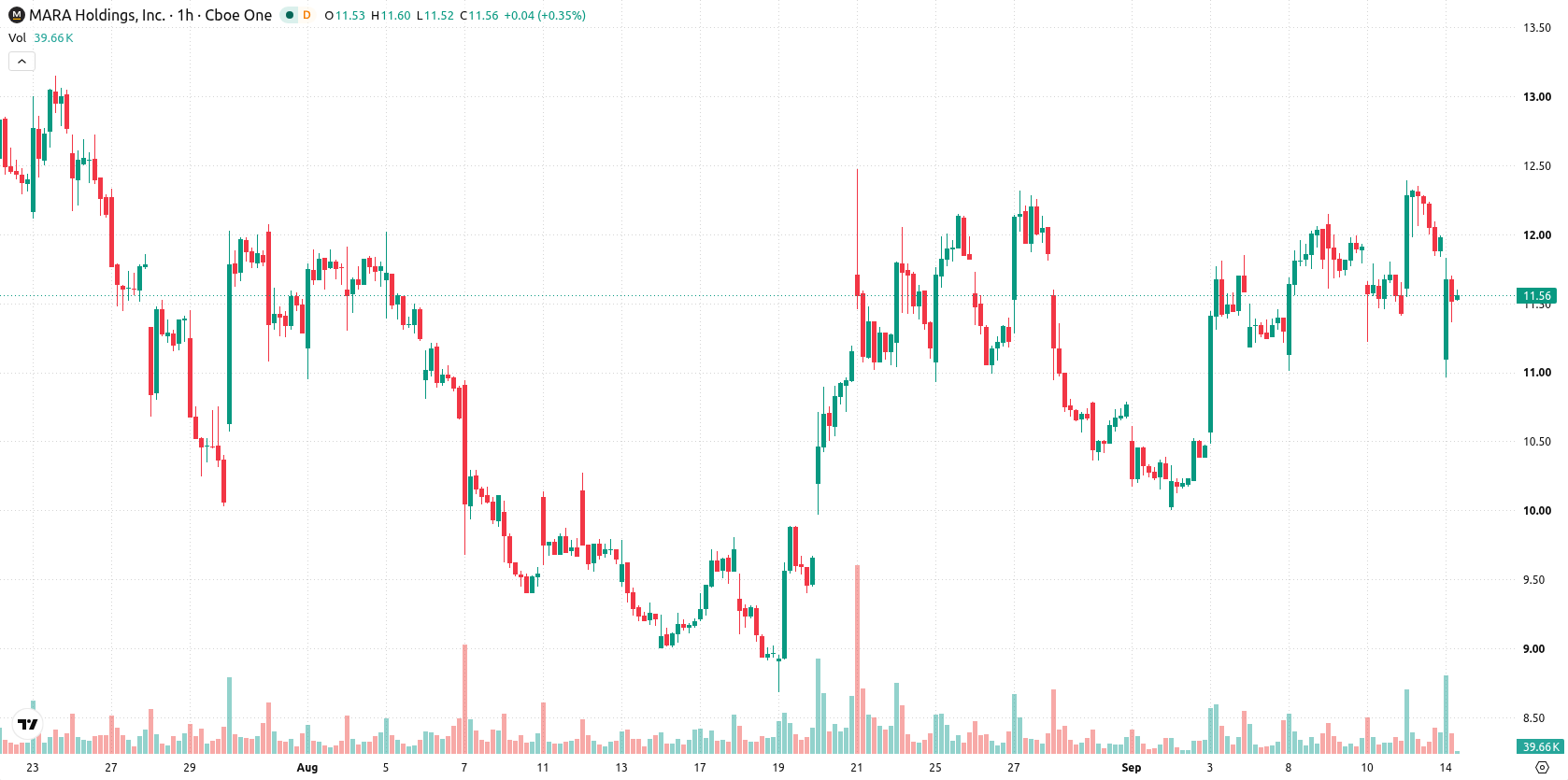 Marathon Digital Holdings asset chart