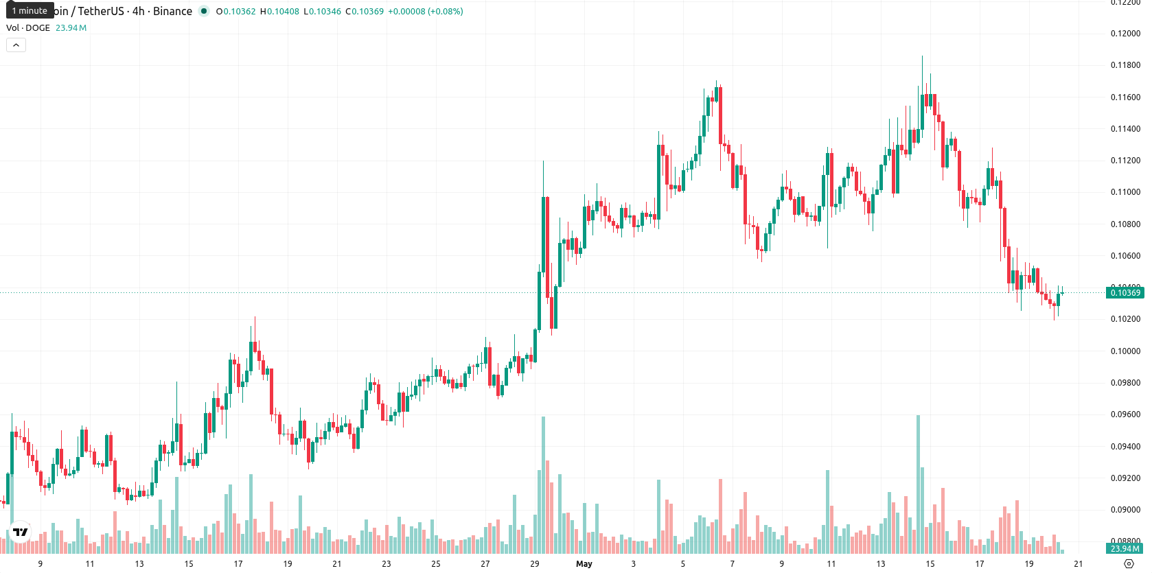 Dogecoin asset chart