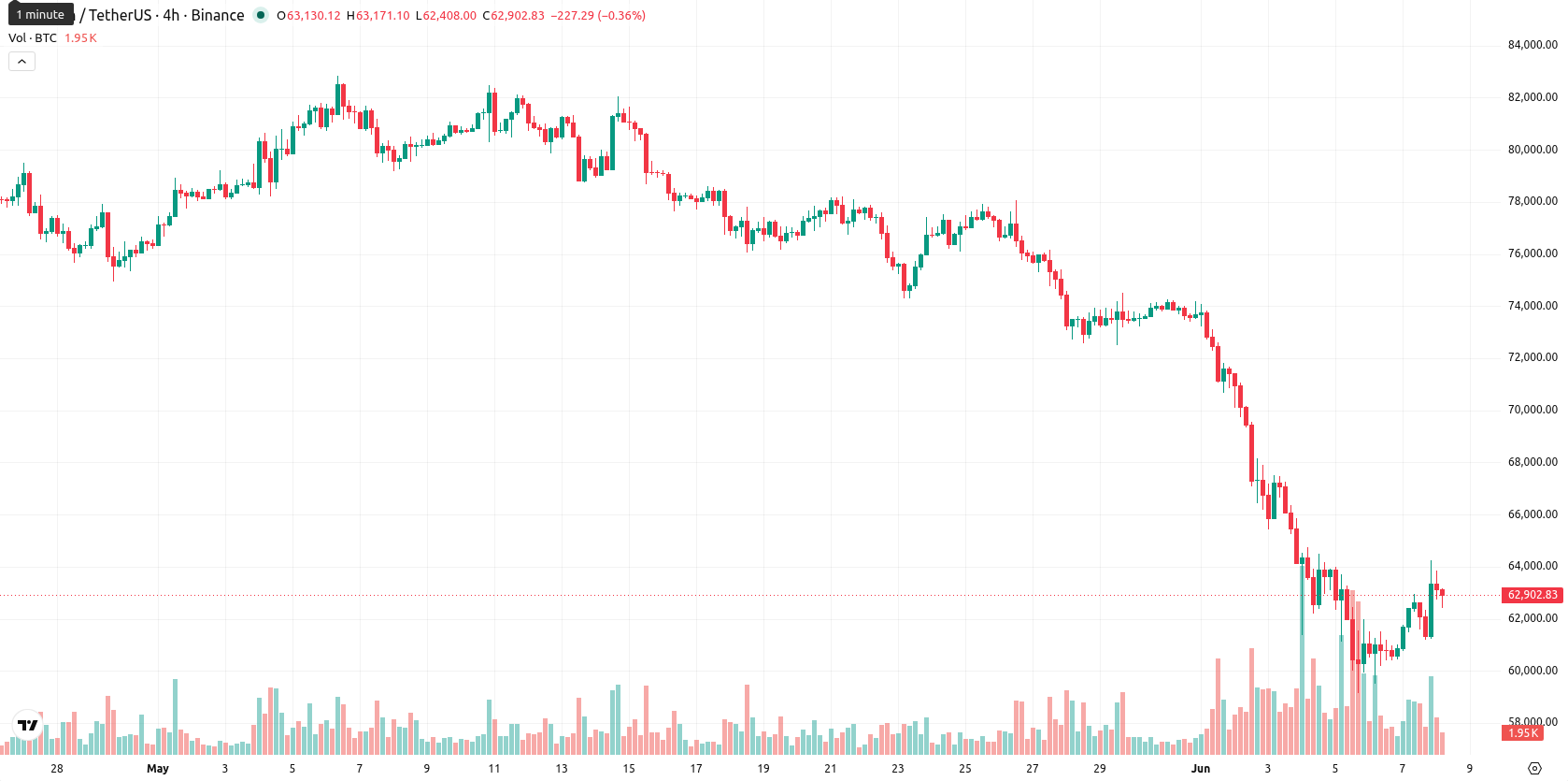 Bitcoin asset chart