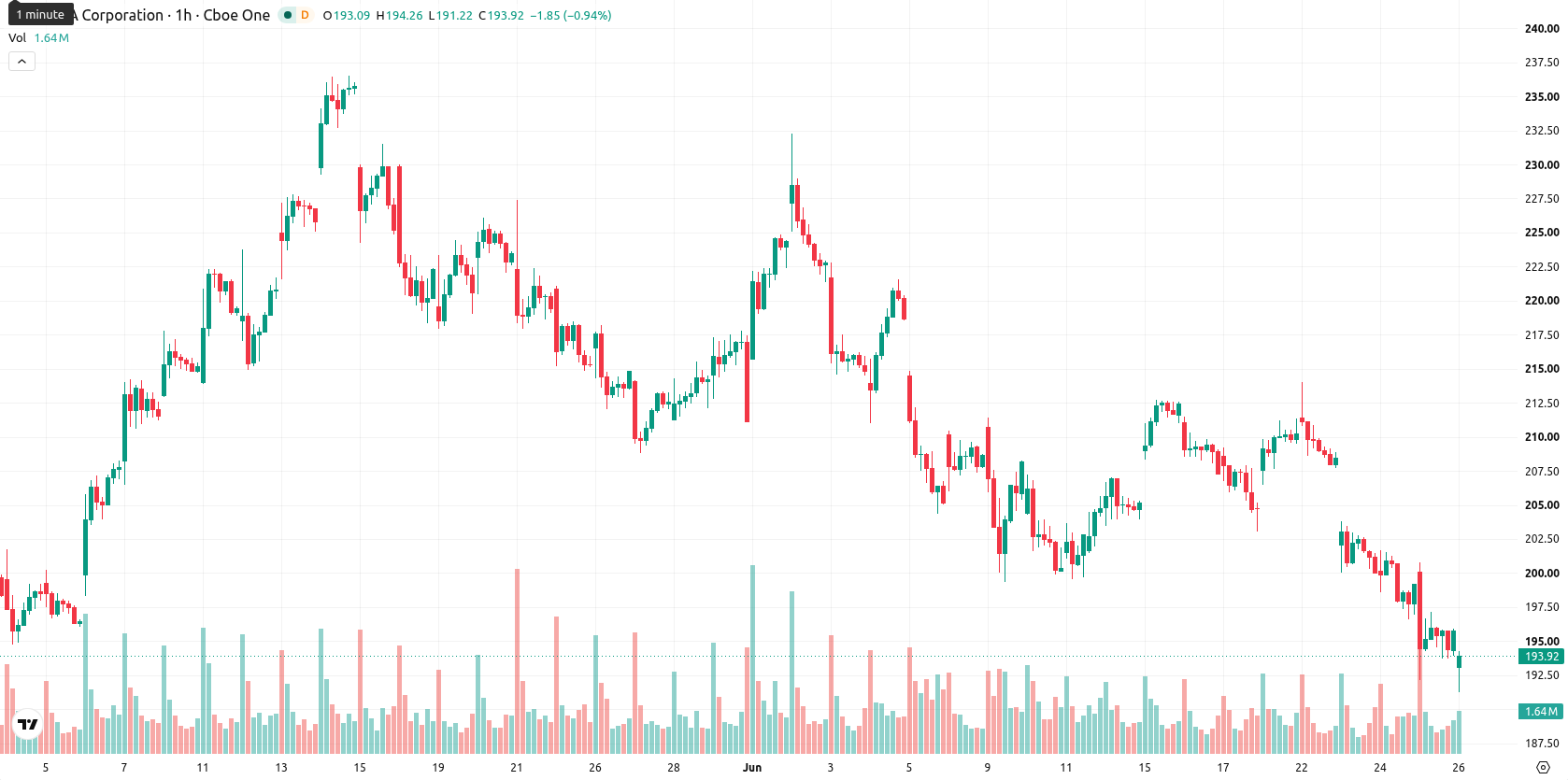 Nvidia Corp asset chart
