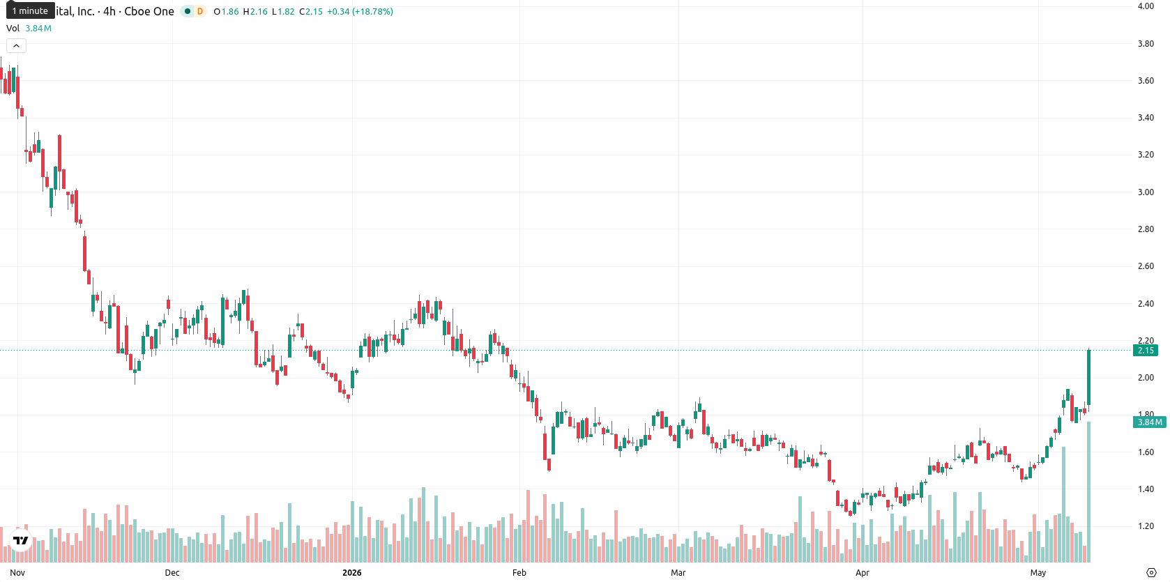 Bit Digital Inc. asset chart