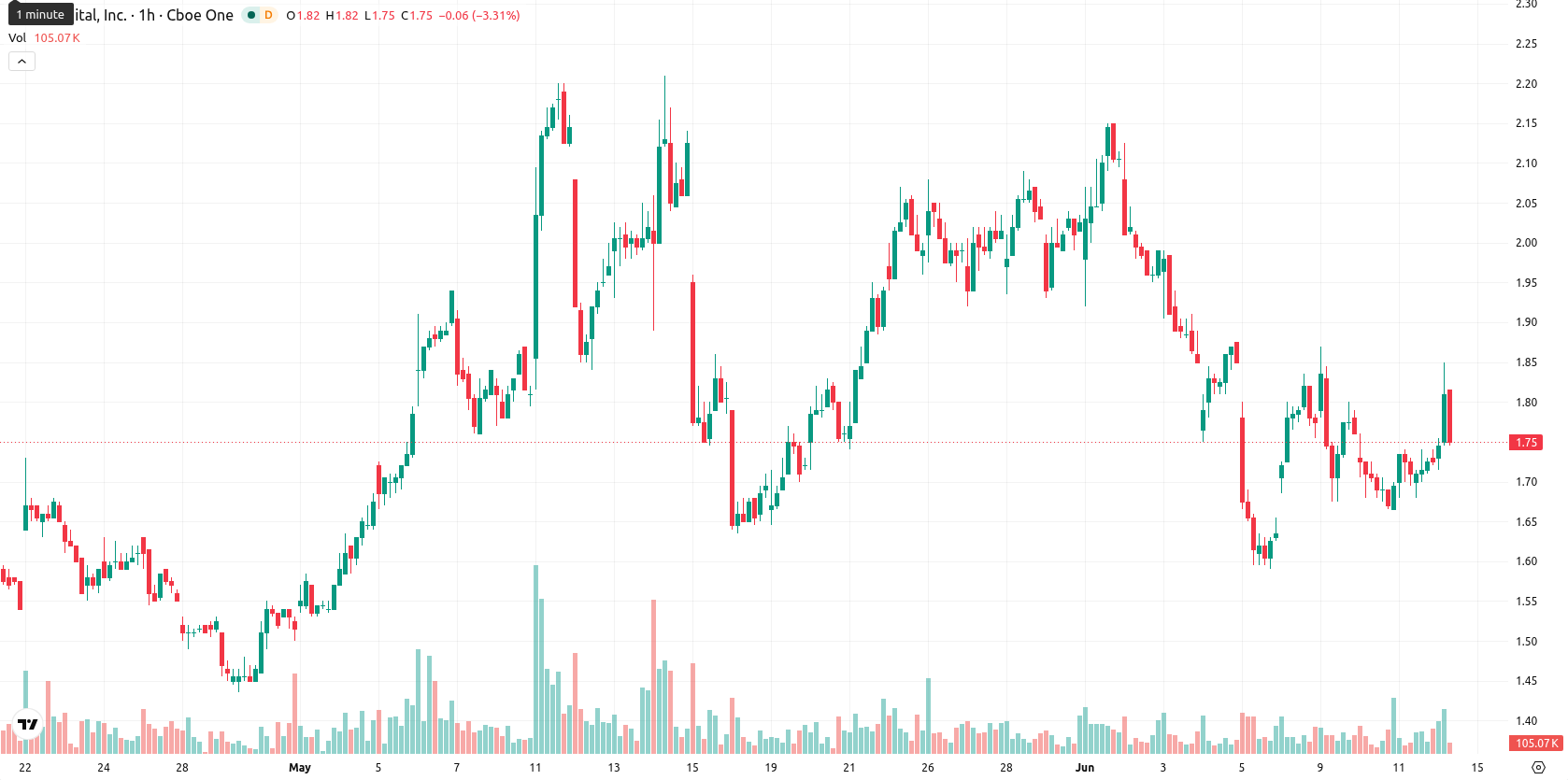 Bit Digital Inc. asset chart