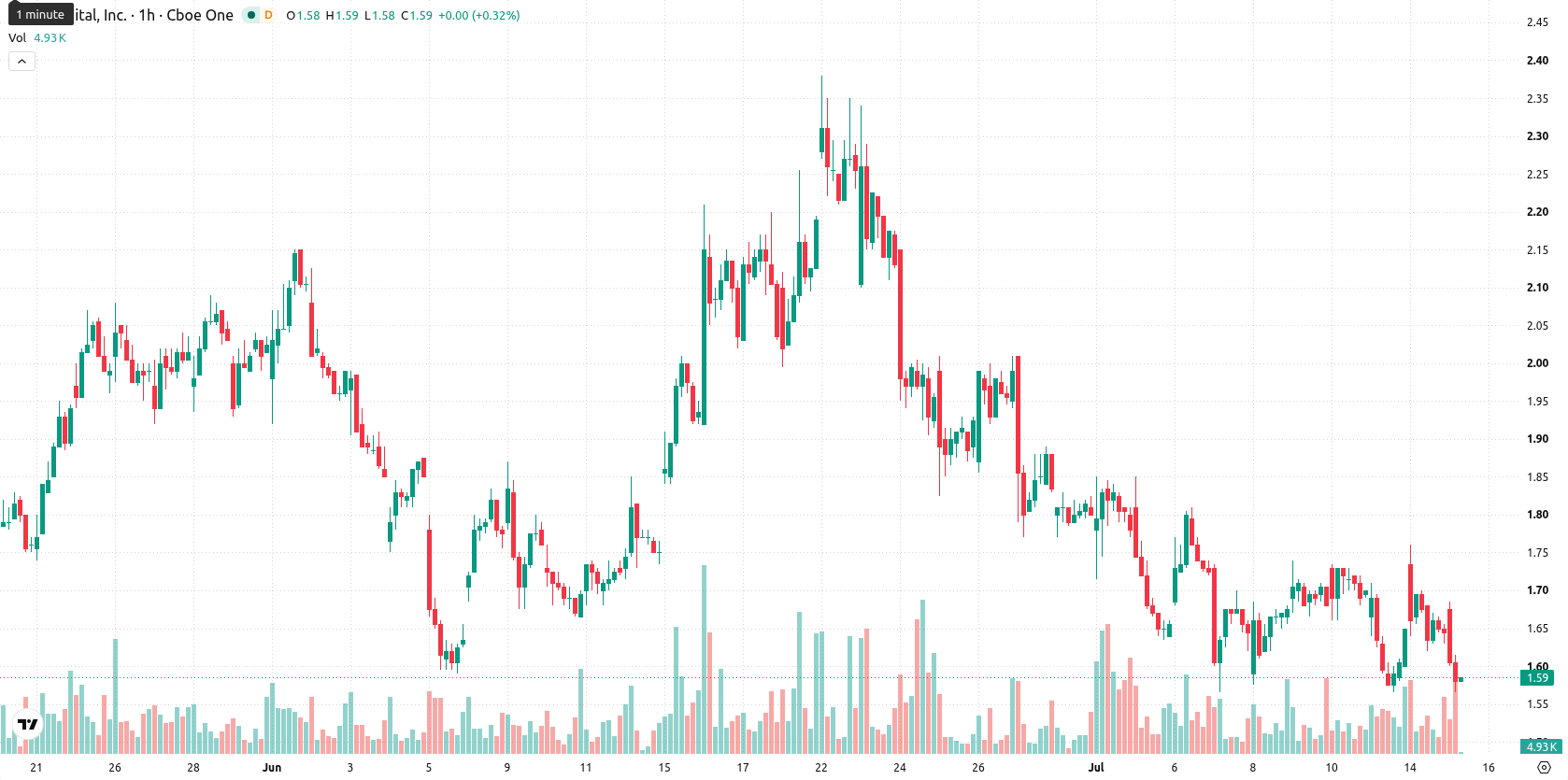Bit Digital Inc. asset chart