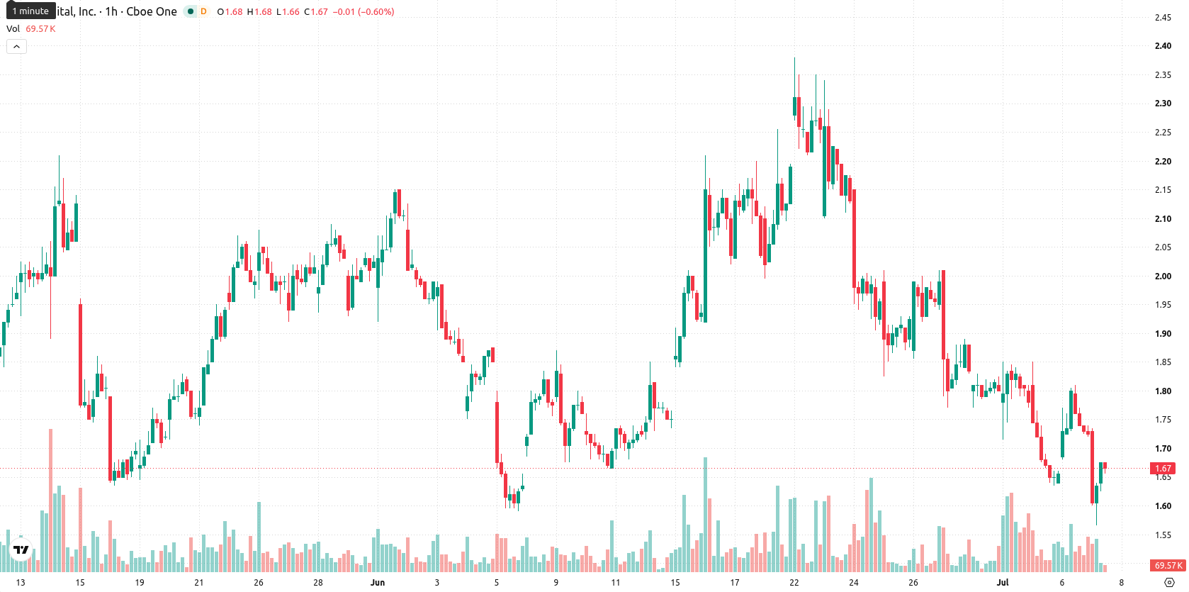 Bit Digital Inc. asset chart