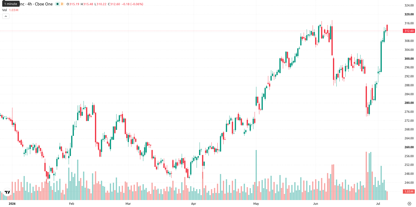Apple Inc. asset chart