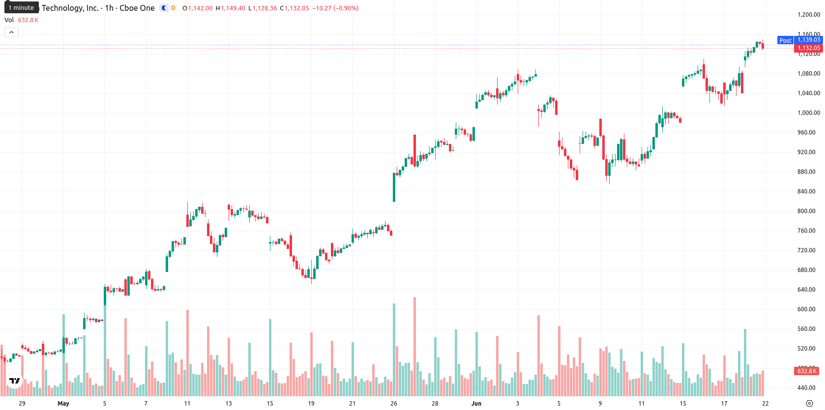 Micron Technology asset chart