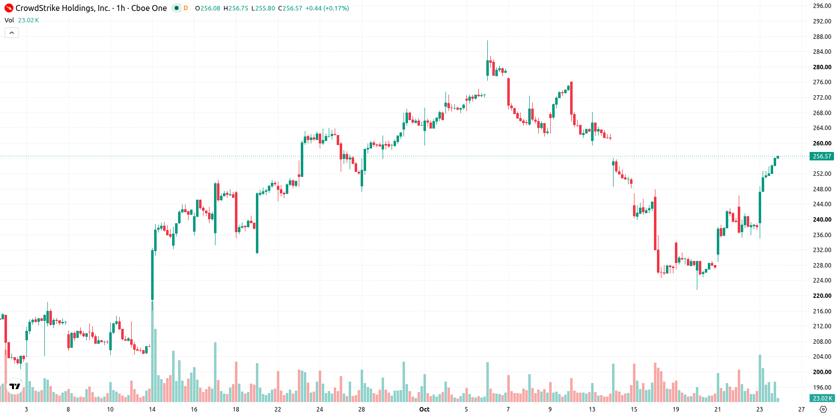 CrowdStrike asset chart