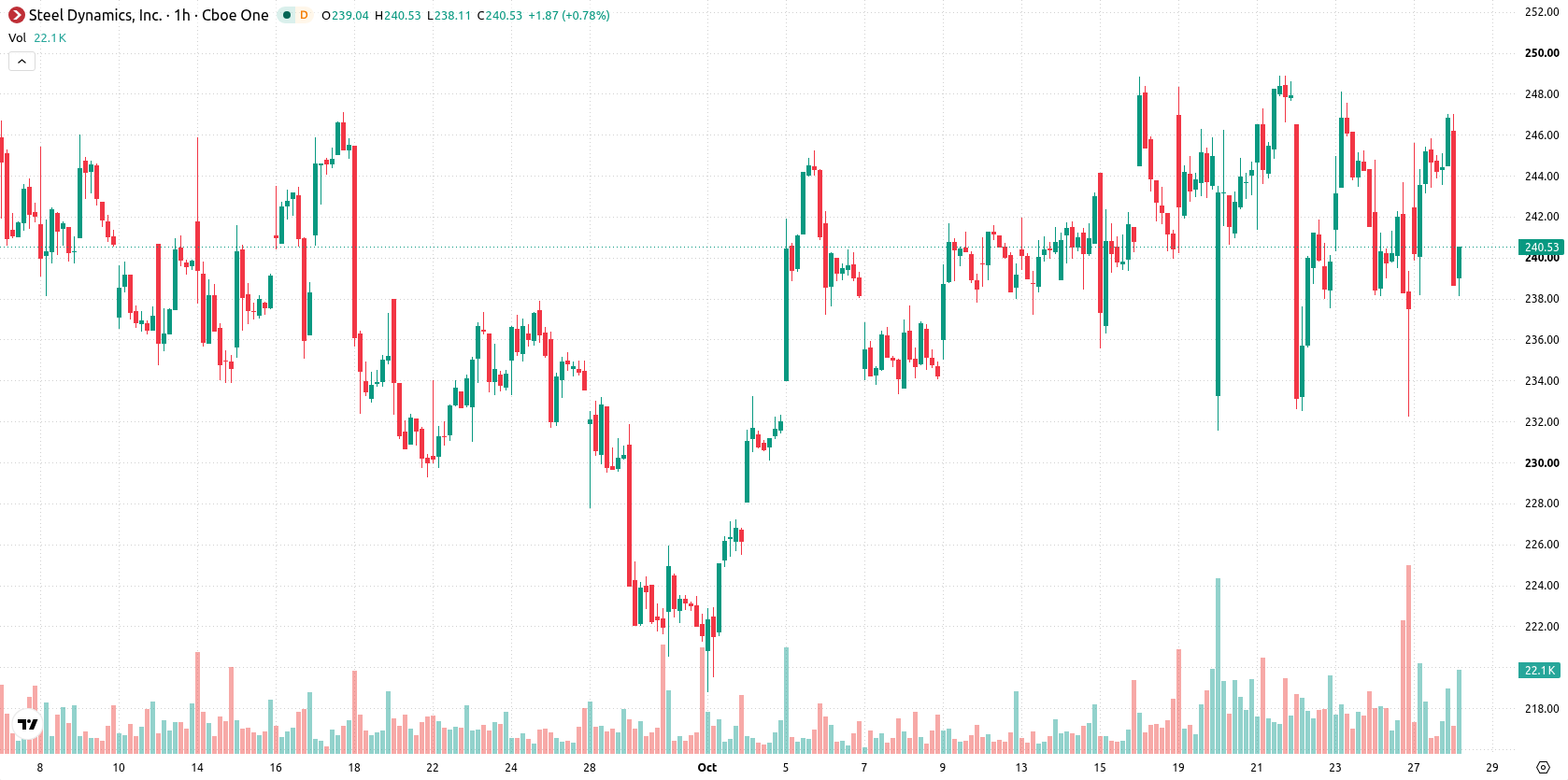Steel Dynamics Inc asset chart