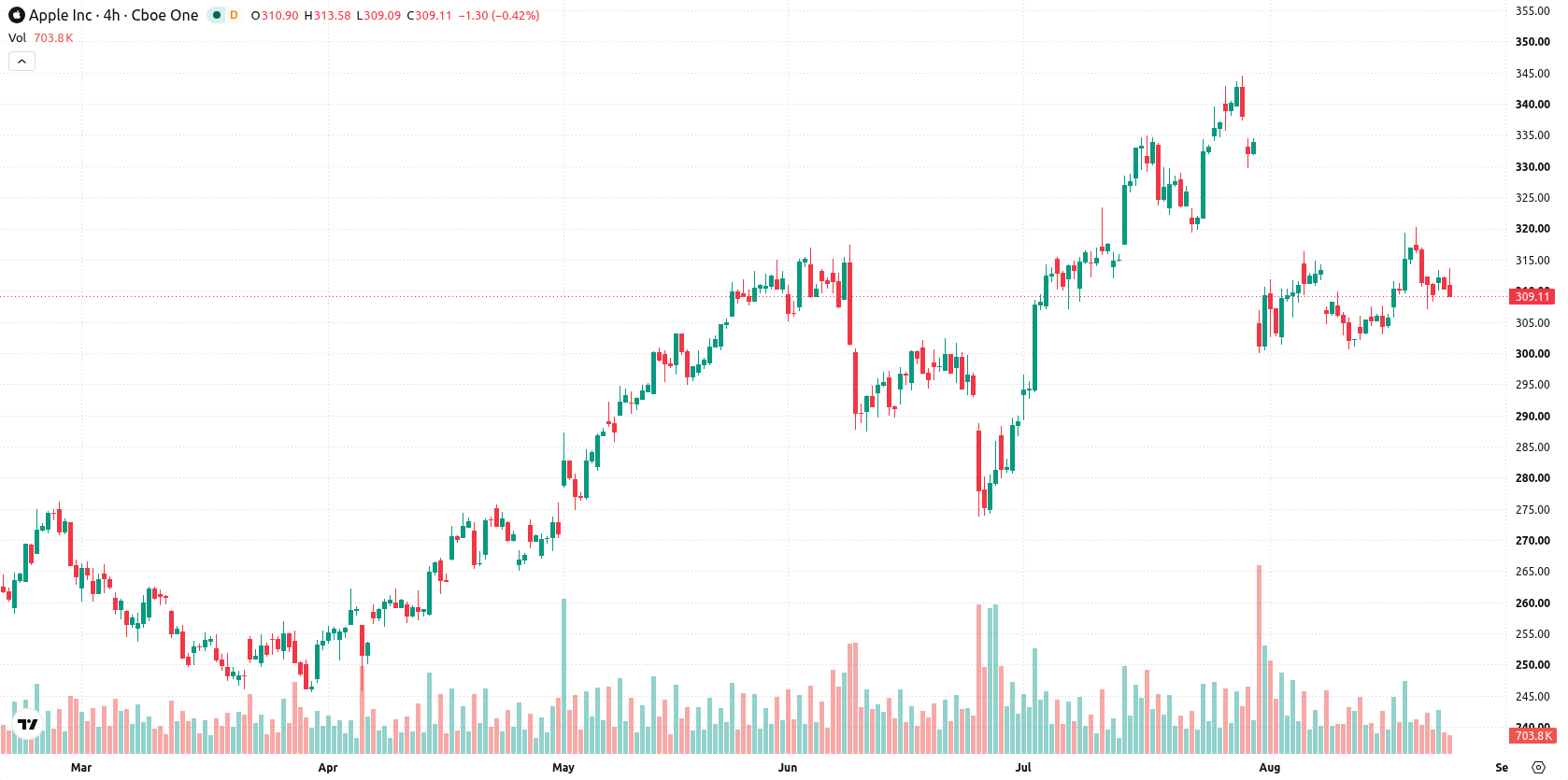 Apple Inc. asset chart