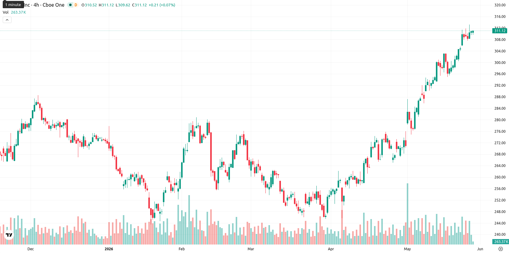 Apple Inc. asset chart