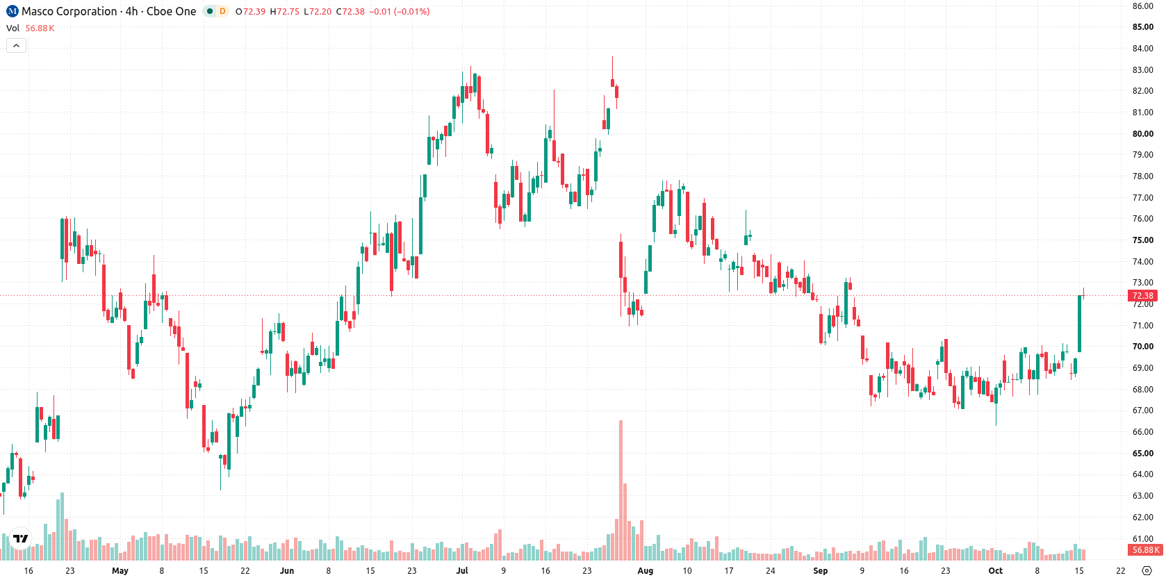 Masco Corporation asset chart