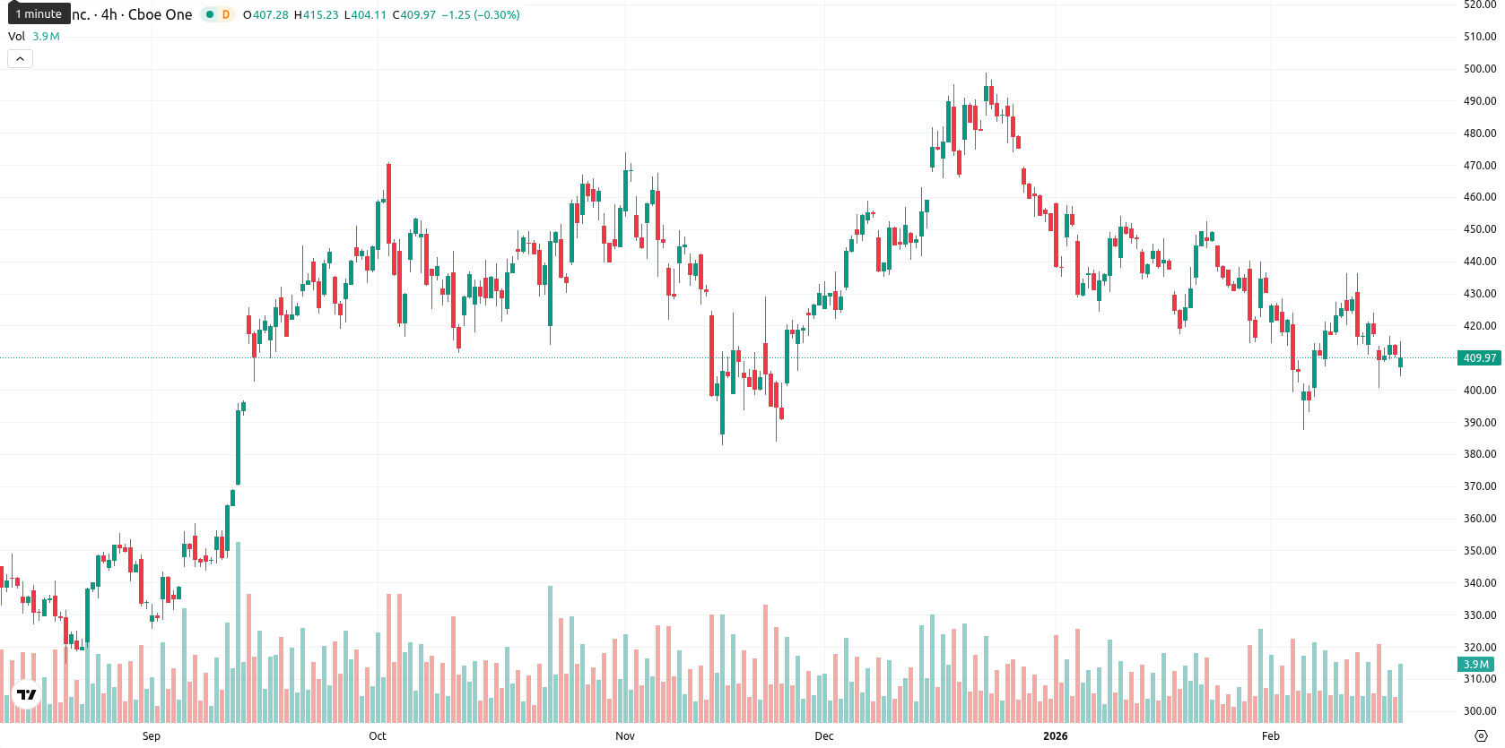 Tesla Inc. asset chart