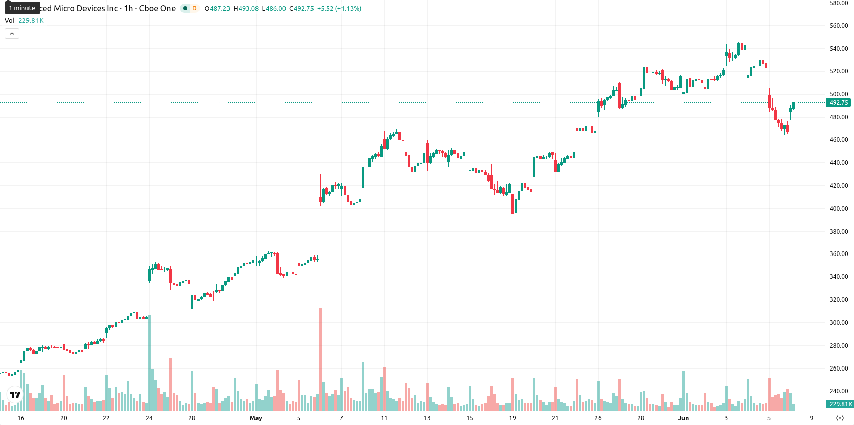 Advanced Micro Devices asset chart
