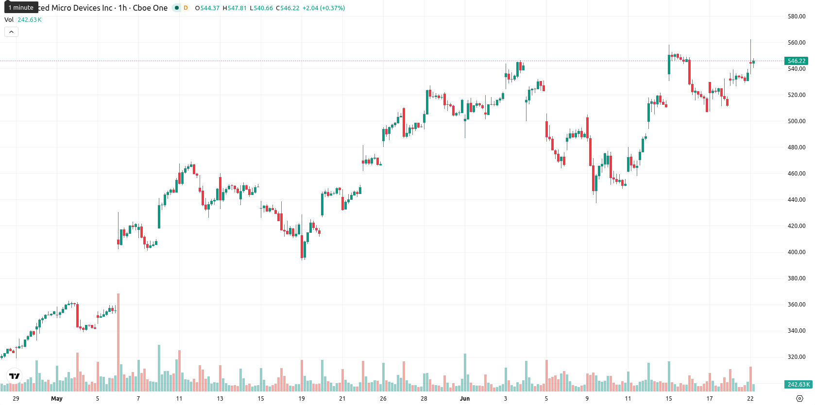 Advanced Micro Devices asset chart