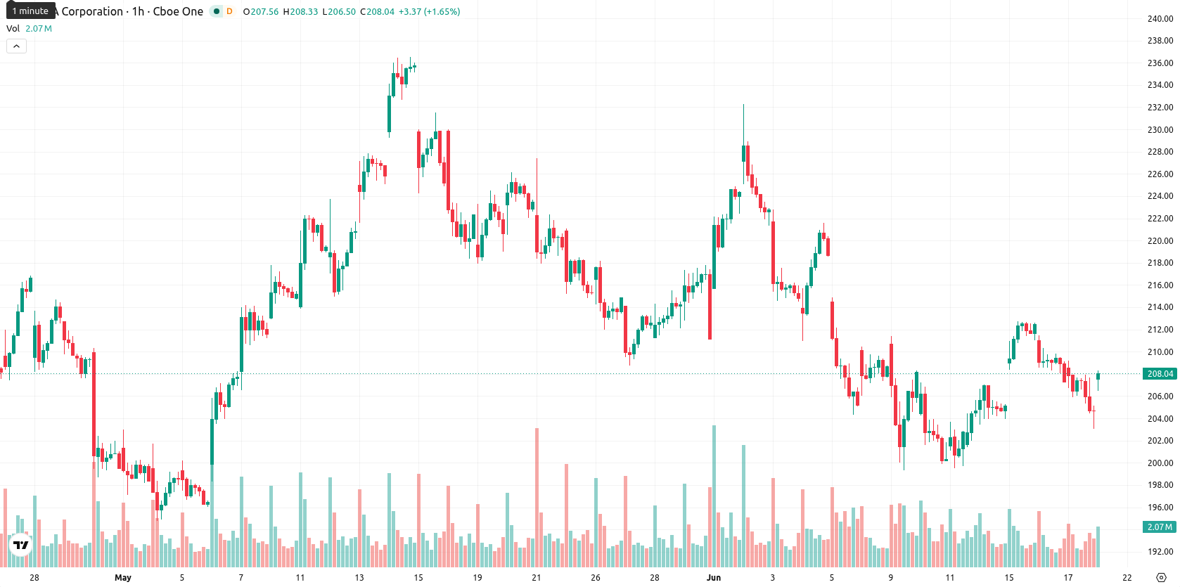 Nvidia Corp asset chart