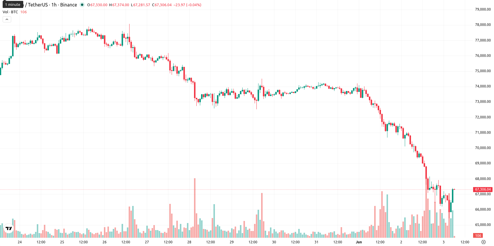 Bitcoin asset chart
