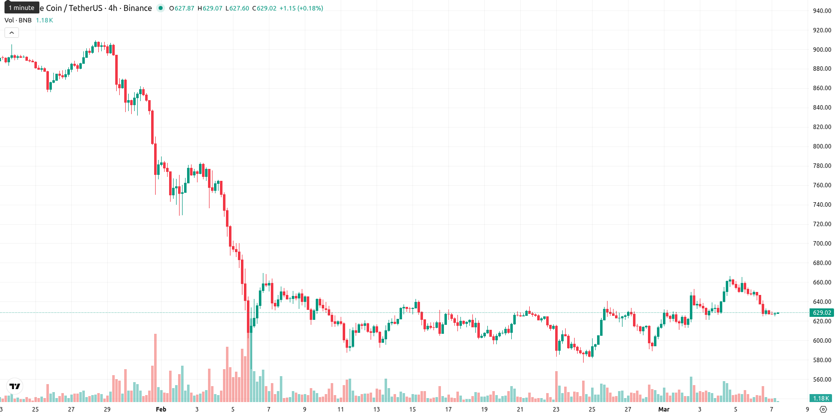 Binance Coin asset chart