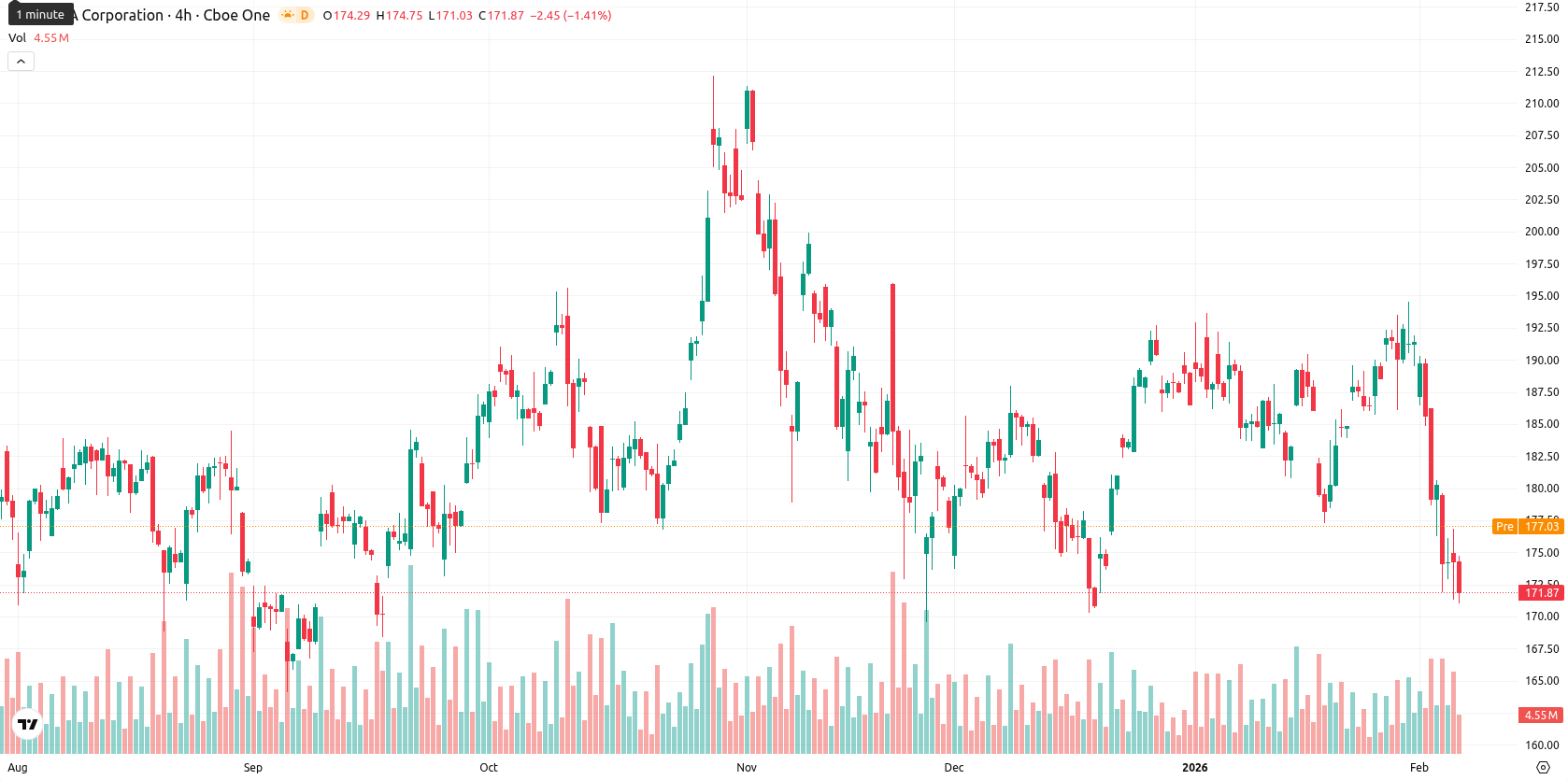 Nvidia Corp asset chart