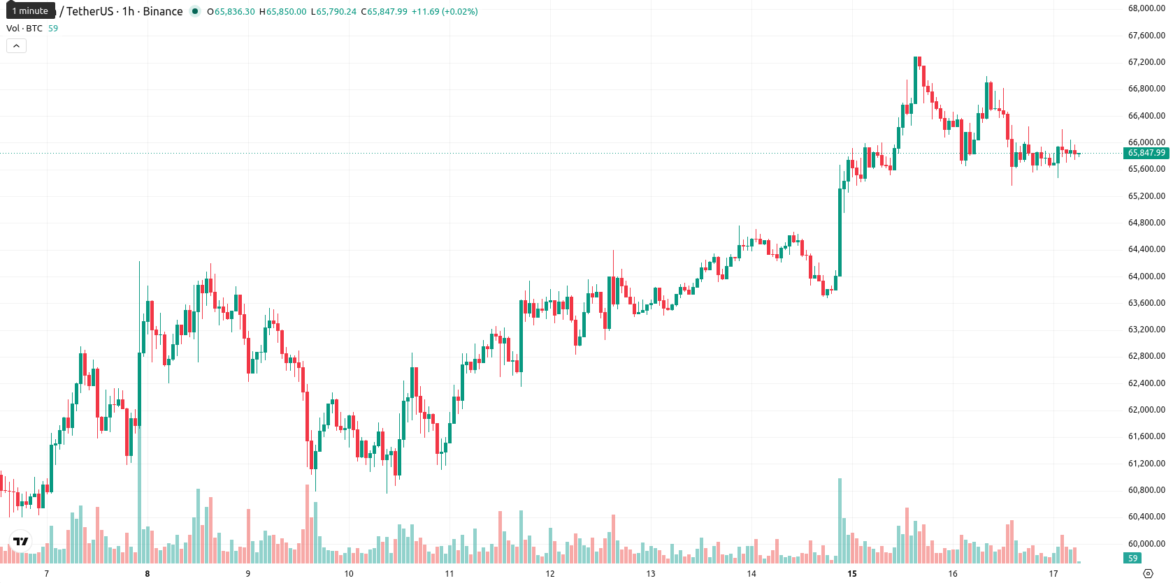 Bitcoin asset chart