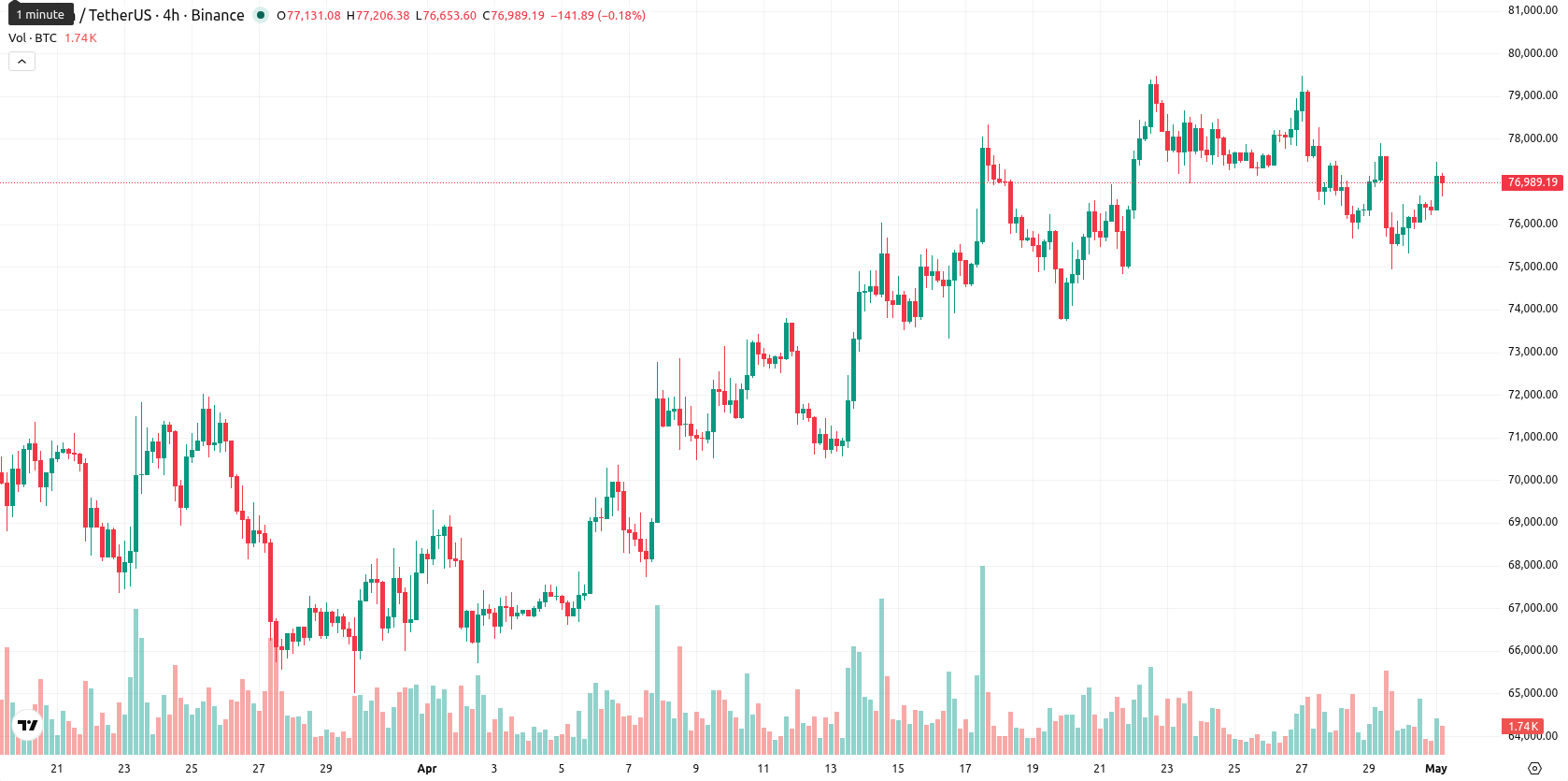 Bitcoin asset chart