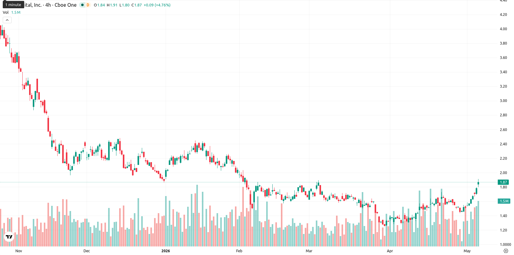 Bit Digital Inc. asset chart