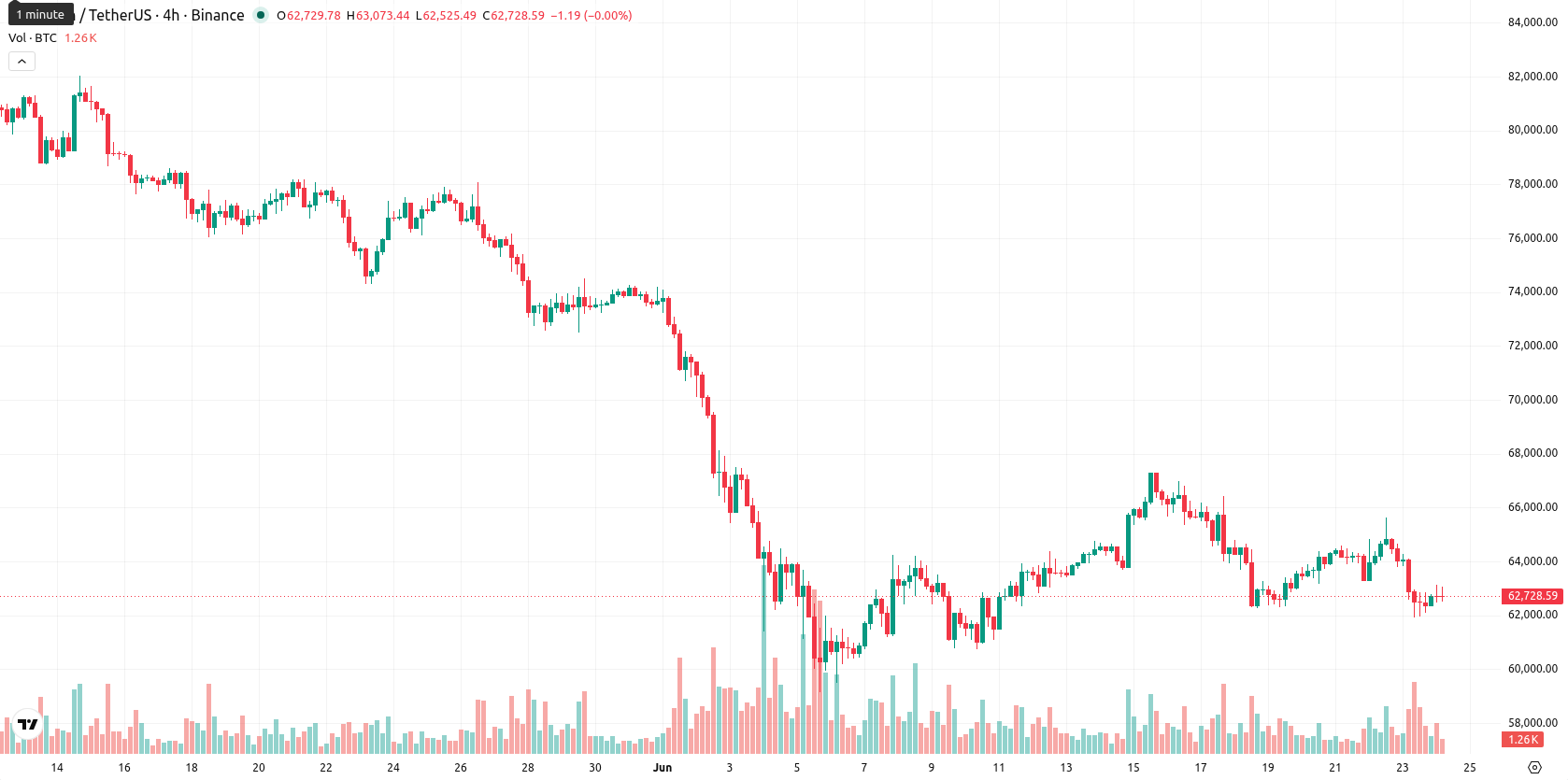 Bitcoin asset chart