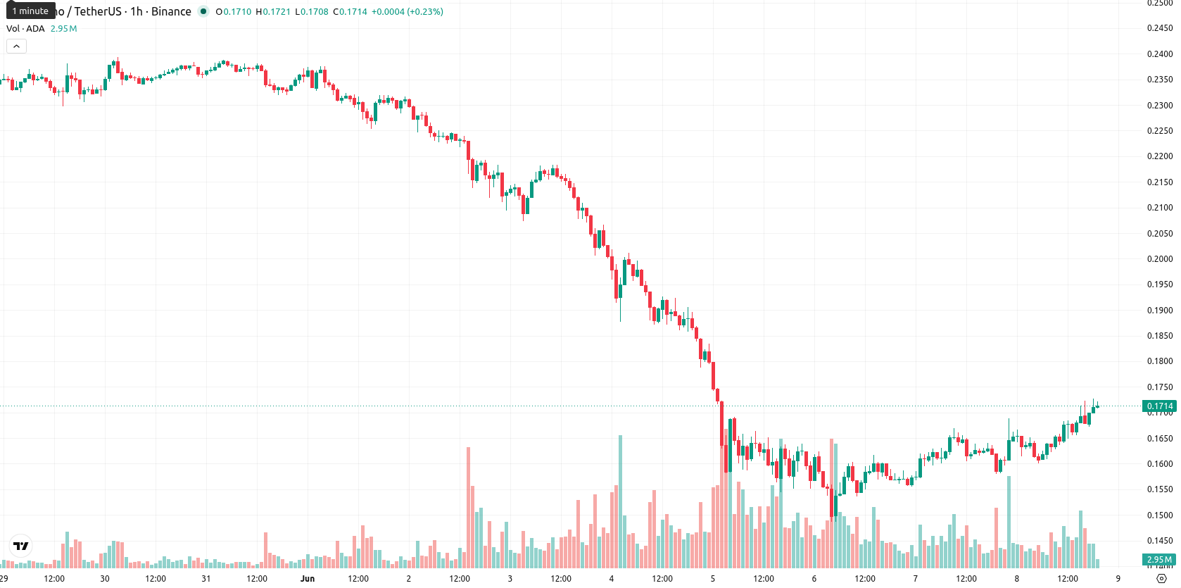 Cardano asset chart