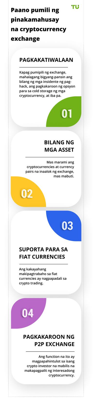 Paano pumili ng pinakamahusay na palitan ng cryptocurrency