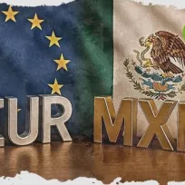 What is behind Euro vs Mexican Peso price's recent drop in value today