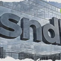What is behind Sundial Growers stock's recent drop in value today