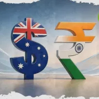 What's driving Australian Dollar vs Indian Rupee lower today?