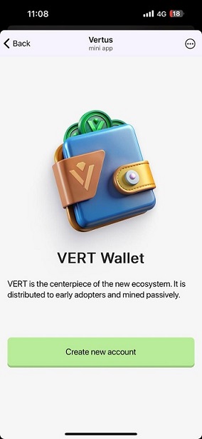 Создайте учетную запись 