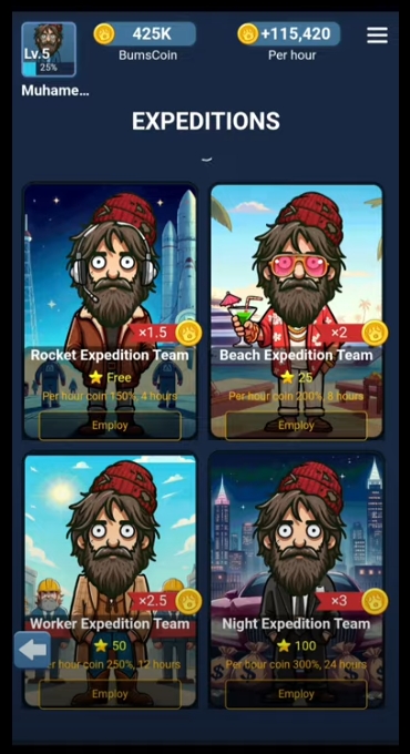 Игра BUMS