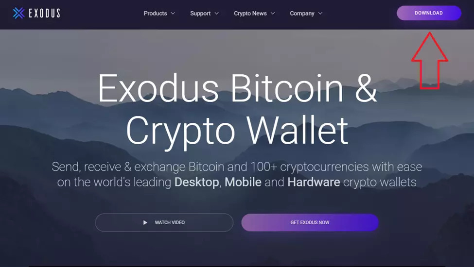 Официальный сайт Exodus Wallet