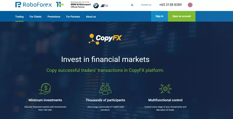 платформа CopyFX