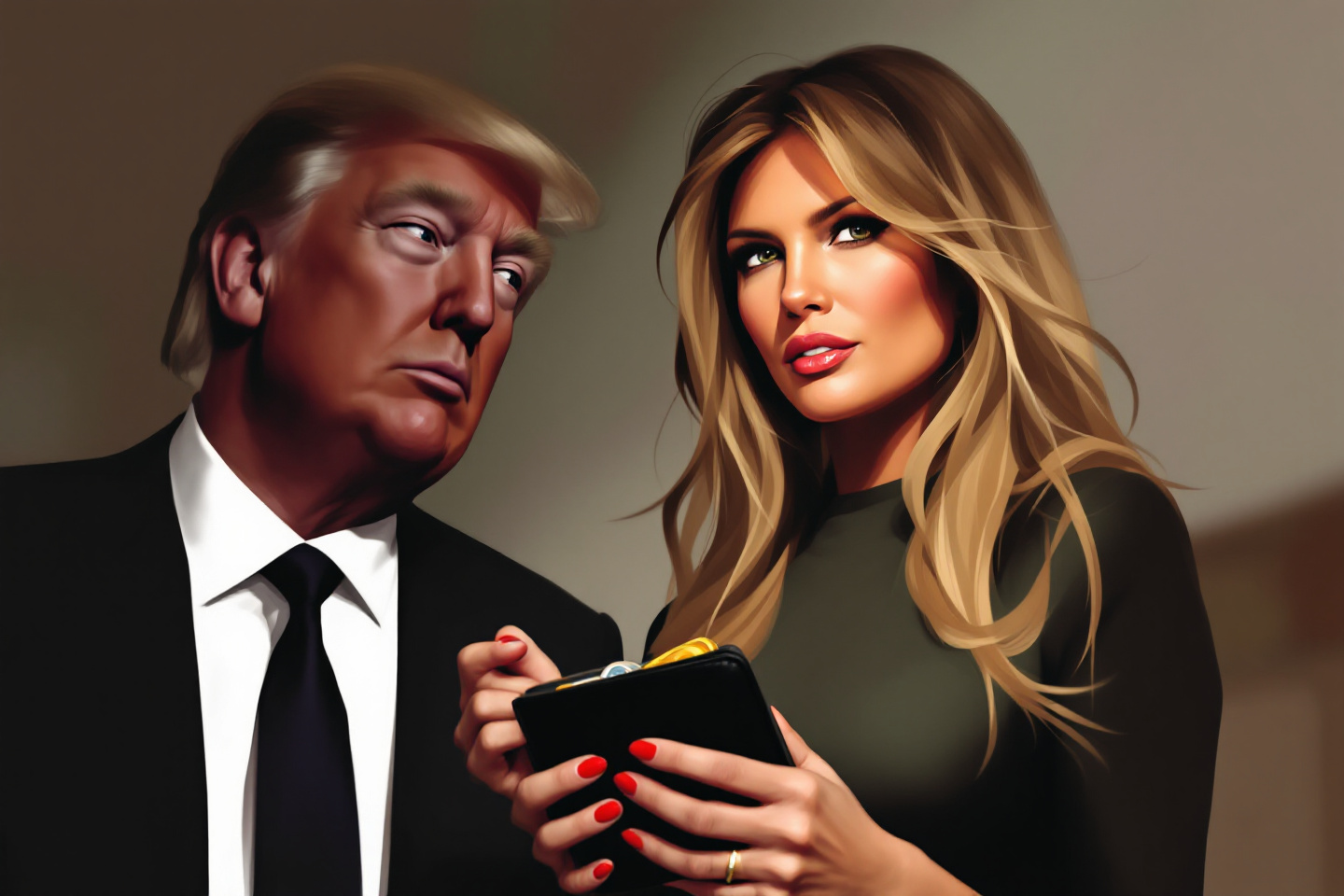 Мелания и Дональд Трамп
