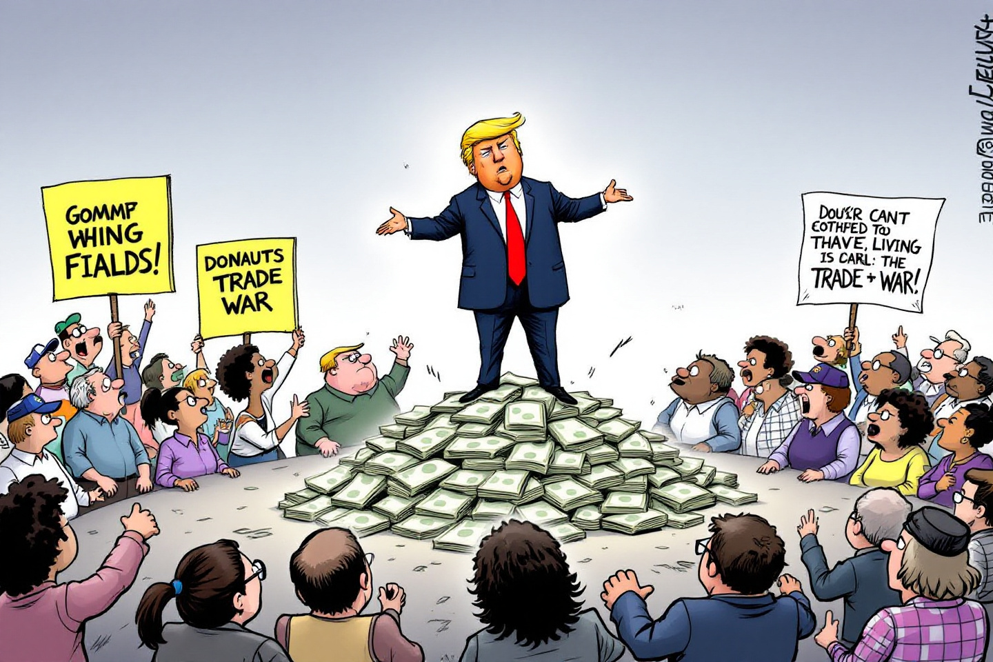 Критика и реакция на торговую войну Трампа