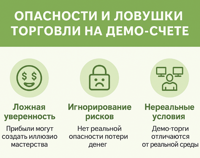 Опасности и ловушки торговли на демо-счете