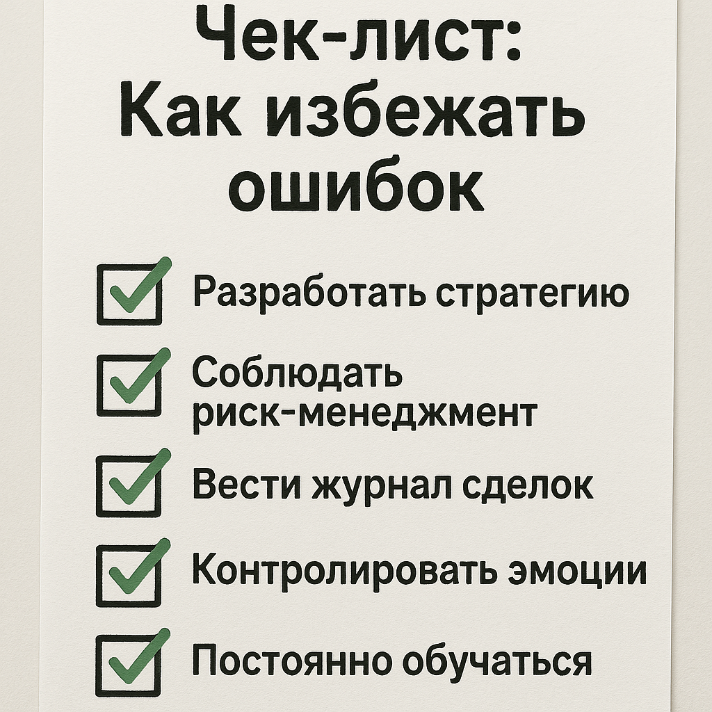 Чек-лист: как избежать ошибок