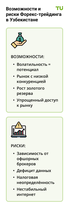 Возможности и риски Форекс-трейдинга в Узбекистане