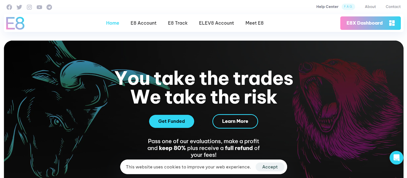 Обзор E8 Funding - Официальный сайт компании