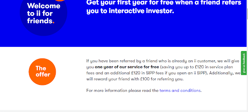 Бонусы Interactive Investor - Приведи друга