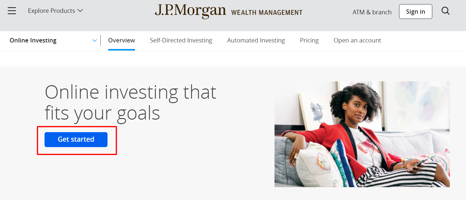 Обзор J.P. Morgan Self-Directed Investing - Регистрация