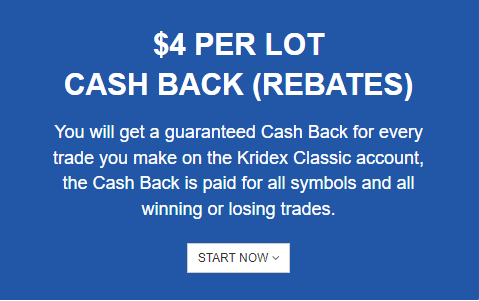 Бонусы от Kridex - 4 доллара за лот