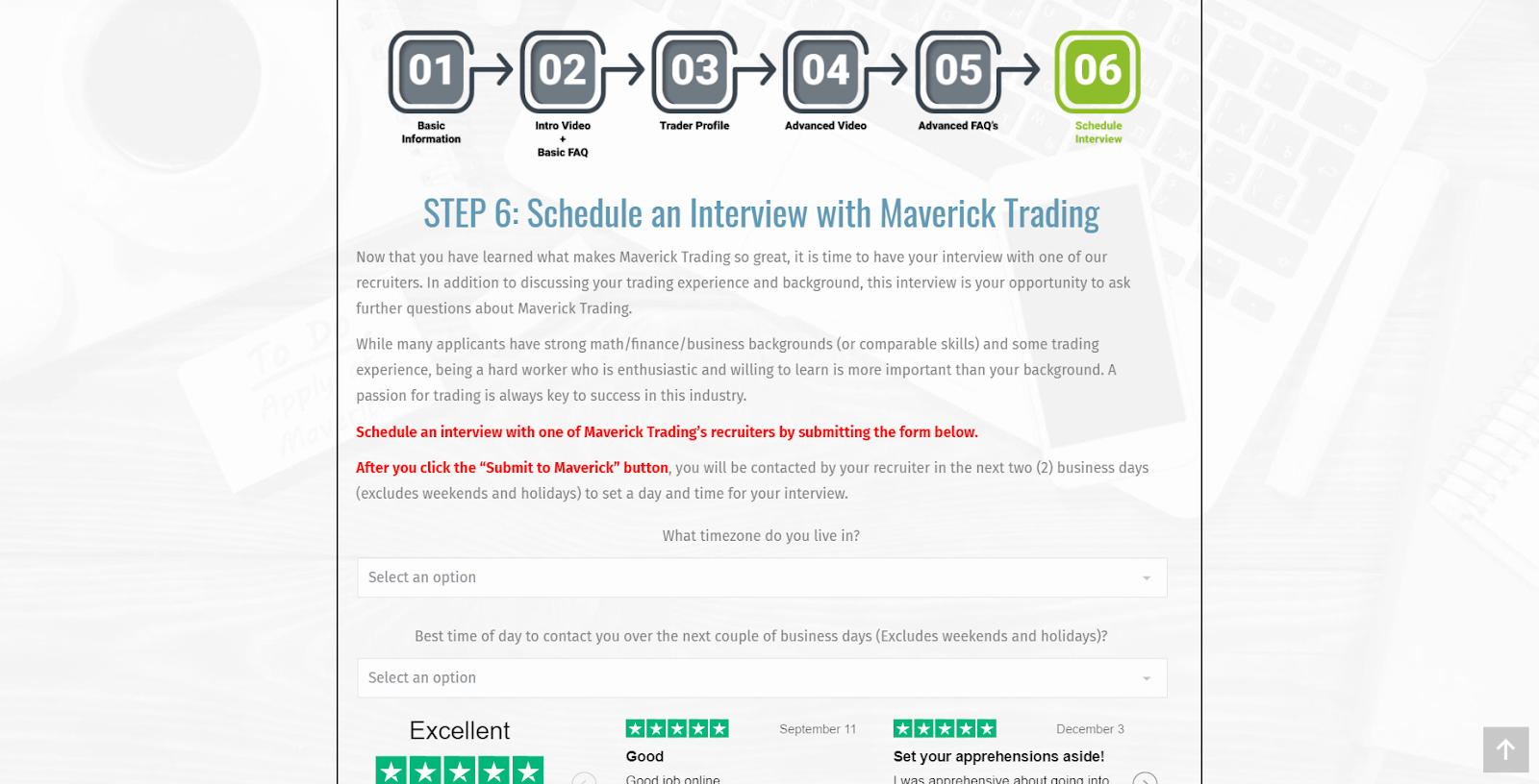 Обзор Maverick Trading - Регистрация: шаг 6